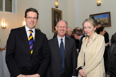 Pictured (l-r) are Mr Fintan Hourihan; Dr. Peter Cowan, CEO, Faculty of Dentistry; and Ms Helen Hayes.