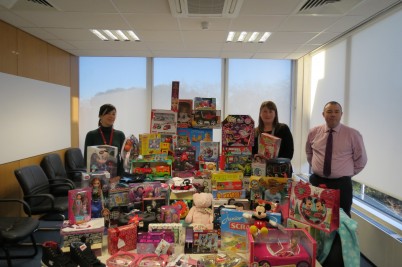 Pictured (l-r) is the Estates and Suppoer Services team of Emese Balogh, Liz McNicholl and Ken Gormley. Well done the whole team from our Estate and Support Services Department who, collected and sent all of these Christmas goodies to  St Vincent de Paul. They were all donated by RCSI staff and students as part of the SVP ‘Giving Tree’. The team received a phenomenal response and thanks to all who contributed to this great cause!