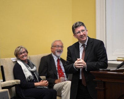 Pictured speaking at the RCSI Alumni Gathering 2015 Scientific Meeting was RCSI Alumnus Professor Jim Lucey (Class of 1983) Medical Director of St. Patrick's Mental Health Services who spoke on the topic ‘Your Mental Health Matters. Practical Wellness for Doctors’. 280 Alumni from around the world were welcomed back to RCSI last week to join in a celebration of their success across the globe, for a three-day programme of events as part of the annual RCSI Alumni Gathering.