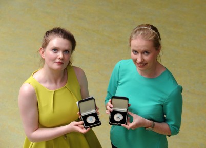 Pictured (l-r) is Dr Eileen McManus, left who won the Beaumont Hospital's Lyons Medal for Surgery and Dr Anne-Marie Crowe who won Beaumont Hospital's McDonnell Medal. Anne-Marie was also the overall prize winner.  This is a yearly event where the interns of the Dublin North East network affiliated to RCSI present clinical cases for two postgraduate medal prizes.