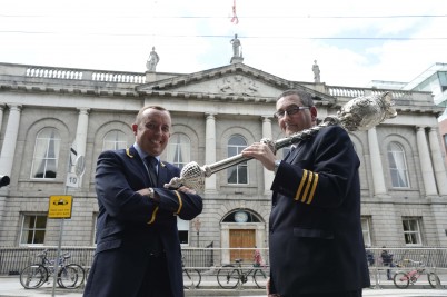 Pictured (l-r) are RCSI porters Bryan Sheils and Frank Donegan who will lead tours of RCSI this evening for Culture Night. RCSI is ready to open its doors tonight and give a lesson in medical history to the public at the College on St. Stephen's Green as part of Culture Night 2014. Two historic tours of the College will take place either side of a lecture, 'Beguiling & Brilliant: The Medics of RCSI' by Meadhbh Murphy, from 5pm-8pm on the night free of charge to the public. 