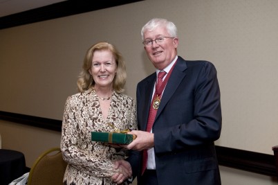 Pictured (l-r) is Ambassador Anne Anderson, Embassy of Ireland, Washington with Professor Patrick Broe, President, RCSI at the Chapter of Fellows meeting in the Renaissance Washington, DC Downtown Hotel on 7th October.