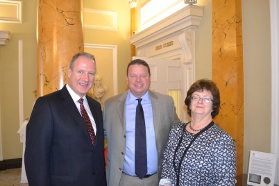 Pictured (l-r) at the 2015 RCSI International Education Forum is Enda Kyne, Director of IT and Technology Transformation, RCSI;  Jon Phillips, MD of Dell Education;  and Professor Hannah McGee, Dean of the Faculty of Medicine and Health Sciences, RCSI. Mr Phillips spoke on the ‘Next Generation Personalised Learning: How we transform Education’ at the Faculty and Innovations session on Tuesday 24th June