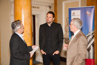 Pictured (l-r) is Professor Ciaran O’Boyle (Institute of Leadership), Niall Breslin and Dermot O’Flynn (Institute of Leadership). On Tuesday 9th March, mental health campaigner and musician, Niall Breslin (Bressie) and Dr Paul D'Alton, Head of Psycho-oncology at St Vincent's University Hospital, Dublin delivered a lecture on ‘Leadership and Mental Health' to more than 100 health professionals at in the Albert Lecture Theatre at RCSI in Dublin.  Read more here http://bit.ly/nbresDal  