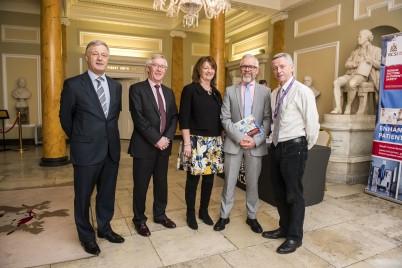 Pictured at the launch of the RCSI MSc in Human Factors in Patient Safety earlier this month are (l-r) Prof Oscar Traynor, RCSI; Mr Declan Magee, RCSI; Dr Eva Doherty, RCSI; Mr Patrick Lynch, HSE, and; Dr Philip Crowley, HSE