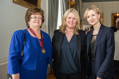 Pictured at the launch of the new RCSI International Citizenship Award, on Friday 29th April, is (l-r) Professor Hannah McGee, Dean of the Faculty of Medicine and Health Sciences, RCSI; Grainne McDonagh, Dean’s Office; and Mary Clarke, Vice-Dean for International Citizenship, RCSI. The RCSI International Citizenship Award programme has been established to encourage students to develop the attributes required to show healthcare leadership in the mixed cultural and social settings that will be the norm in their future careers.