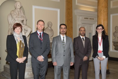 Pictured (l-r) is Brenda Farrell, Development Executive for International Programmes, RCSI; Paul Nolan Associate Director for International Programmes, RCSI; Col. Suliman Alghurair (Director of Training, The General Directorate of Medical Services of Saudi Armed Forces), Col. Dr. Rashid Alotaiby (Consultant Anaesthetists, Head of Anesthesia Department, Prince Sultan Military Medical City in Riyadh) and Aina Artola, Marketing Coordinator, International Programmes, RCSI. Surgery International, from the Department of Surgical Affairs at RCSI last week hosted a visit from Prince Sultan Military Medical City, Riyadh in the Kingdom of Saudi Arabia.  This inaugural meeting was by way of an introduction for both institutions and an opportunity to explore potential for future collaboration particularly in the area of postgraduate surgical training for international medical graduates.  