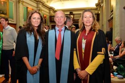 Pictured (l-r) is Dr Catherine Moran (FRCSI Neurosurgery), Ms Camilla Carroll (RCSI Council Member), and Prof Ciaran Bolger (Professor of Neurosurgery, RCSI). Catherine was among 510 healthcare professionals who graduated with their postgraduate award at the annual RCSI July Fellows, Members & Diplomates Conferring Ceremony held at the College of Monday 4th July 2016