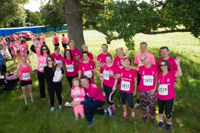 Pictured are just some of the 100 members of Team RCSI who took part in the Breast Cancer Ireland Great Pink Run in the Phoenix Park Dublin on Saturday 27th August 2016. Staff took part in 5 and 10 kilometre runs all in aid of Breast Cancer research. Photo by Billy Cahill