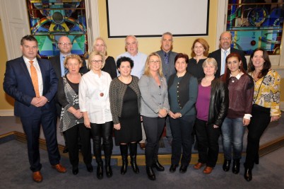 Pictured are speakers from Ireland, Germany, Malta, Finland, Cyprus, Greece and the UK who addressed a symposium on European Mental Health Nursing which was jointly organised by the Faculty of Nursing and Midwifery RCSI, the Psychiatric Nurses Association (PNA) and Horatio (The European Mental Health Nurses Association). Over 100 nurses from regulation, policy, education, management, research and practice attended the event on the 14th and 15th of October.