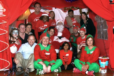 Pictured in a packed Santa's Grotto are the RCSI staff volunteers who gave their afternoon on Saturday 10th December for the Annual RCSI Sports & Social Children's Christmas Party, which was attended by more than 300 people!!! Wel done all.. 