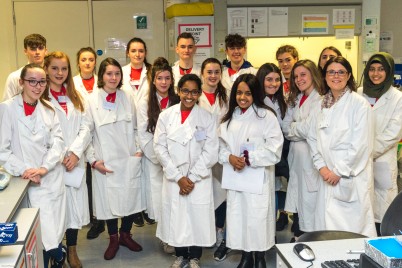 Pictured are the 17 transition year students, from all over Dublin, who are taking part in the three day interactive RCSI Mini-Science programme, which is running from 6th - 8th February. As part of the course, students will experience life as a scientific researcher. This programme is being co-ordinated by Dr Helena Bonner in the Department of Physiology and Medical Physics at RCSI, in conjunction with the Centre for Systems Medicine, based at RCSI.