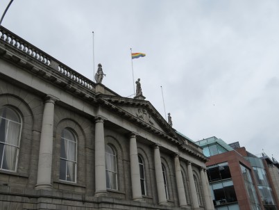 We are proudly flying the rainbow flag from the roof of RCSI for the Dublin Pride Parade this weekend which starts in St. Stephens Green before marching through the city. We hope that everyone taking part enjoys the day !