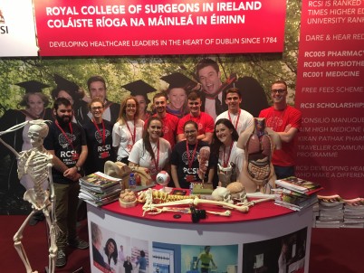 RCSI Admissions are at the Irish Times Higher Options, the largest college expo, this week meeting future healthcare students. Over 25,000 second-level students are due to attend the event at the RDS this week. Thanks to our RCSI Student Ambassadors from Pharmacy, Physiotherapy and Medicine, who are representing RCSI at Stand 7 all week. 