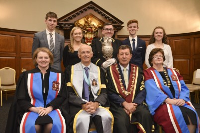 This week, the RCSI Consilio Manque Awards Ceremony celebrated achievements and excellence across the healthcare and health sciences disciplines. Professor John Hyland, RCSI President, presented 52 medals to students in the Schools of Medicine, Physiotherapy and Pharmacy.  Three Sports Bursaries were awarded and 4 students received Alumni Scholarships.  A highlight of the College calendar, the Awards Ceremony is a special day to acknowledge the support of students’ families and friends. 