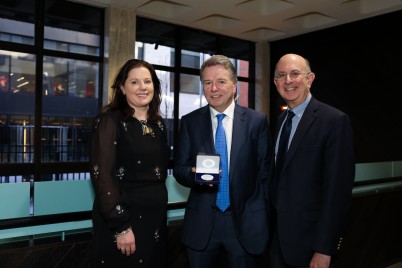 The John J Ryan Distinguished Lecture at RCSI Research Day 2018 entitled ‘Translating Microbiome Science’ was delivered by Professor Fergus Shanahan, Director of the Alimentary Pharmabiotic Centre (APC) Microbiome Institute at University College Cork. Pictured (l-r) are Professor Catherine Greene, RCSI Research Day Academic Coordinator; Professor Fergus Shanahan; and Professor Ray Stallings, Director of Research, RCSI.