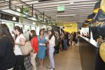 Bean lab and student concourse on opening morning