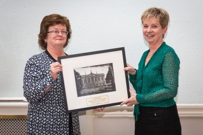 This week RCSI says farewell to one of our esteemed colleagues, Foundation Head of the RCSI School of Physiotherapy, Professor Marie Guidon. More than 100 colleagues attended a reception in the Board Room to honour Prof Guidon’s contribution to RCSI and wish her the very best for the future. 