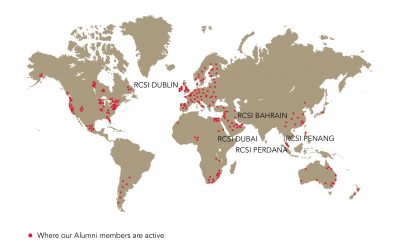 RCSI Alumni Map 