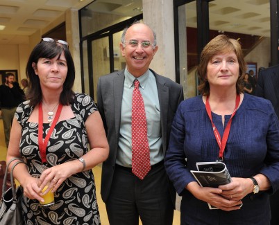  Pictured at the launch of the new strategic plan for the Faculty of Medicine and Health Sciences 2013 – 2017, (l-r) are Olwen Foley, MCT, Professor Ray Stallings, Director of Research and Kay McKeon, MCT