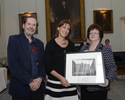 Pictured (l-r) is Professor John Waddington (MCT), Professor Caroline Jefferies (Associate Professor and Head of Biochemistry, MCT), and Professor Hannah McGee, Dean of the Faculty of Medicine and Health Sciences, RCSI. A reception was held at the College on the 20th March which gave Caroline's colleagues a chance to say farewell to her as she leaves RCSI