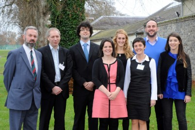 Pictured are the RCSI and 3U AMCARE team (l-r) Dr. Tom Farrell, Dr. Andreas Heise, Dr. Conn Hastings, Prof. Sally Ann Cryan, Dr. Janice O’Sullivan, Dr. Helena Kelly, (Deputy Coordinator), Dr. Garry Duffy (Coordinator AMCARE) and Ms. Laura Gallagher. 