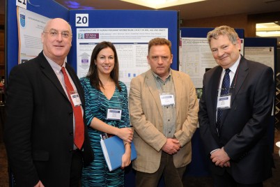 RCSI was the local organiser of BioPIC 2013 which took place from 25th - 27th March, hosted by the National Biophotonics and Imaging Platform Ireland (NBIP Ireland). Pictured (l-r) are Professor Brian Harvey, Co-ordinator NBIP Ireland and Professor of Molecular Medicine at RCSI, Dr Sheeona Gorman NBIP Ireland Programmes Manager, Professor Peter Dockery, NUI Galway; Professor Noel McHale, Dundalk IT.