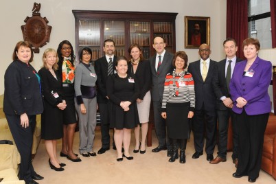 Pictured (l-r) are Dr Orna Tighe, Dr Alice McGarvey (Co-organaiser), Dr Gozie Offiah, Dr Ghufran Jassim, Dr Tony Piscopo, Dr Jennifer Billington, Prof Emma Meagher, Prof Arnie Hill, Prof Jacqueline Ho, Dr Cedric Gunaratnam, Dr Johnny Walker, and Fionnuala Rahilly (Co-organiser).