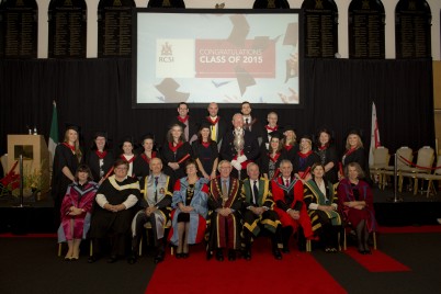 Pictured is the first cohort of graduates from the new RCSI Postgraduate Diploma in Health Professions Education. They received their awards at a conferring ceremony at the College on Friday 6th November. Prof Cathal Kelly said “This diploma is a testament to the dedication of our staff members in the ongoing development of their teaching capabilities. This new qualification underscores RCSI’s commitment to the professionalism of teaching, learning and assessment within our programmes. 