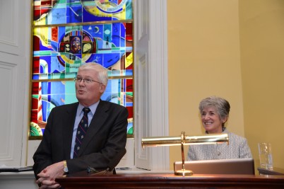 Pictured at the RCSI Leadership Lecture on 22nd January (l-r) is Professor Patrick Broe, President of RCSI, and Professor Hilary Sanfey, Professor of Surgery and Vice Chair of Educational Affairs SIU University, Illinois, USA. Prof Sanfey delivered a lecture entitled ‘Leading in Your Setting’ as part of the RCSI Institute of Leadership Lecture Series