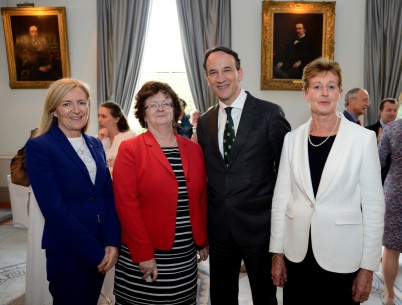 Pictured (l-r) at the International Education Forum is Dr Ellen O'Sullivan, College of Anaesthetists, Prof Hannah McGee, Dean of the Faculty of Health Sciences, RCSI; Prof Arnold Hill, Head of the School of Medicine, RCSI; and Ms Anne Maher, Chairperson of RCSI Hospital's Board. 