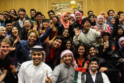 Students enjoying the annual International Food Night hosted by RCSI’s Gourmet Society which took place on Friday 28th March. 