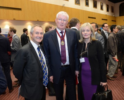 Pictured (l-r) at the RCSI Charter Day Meetings are Professor Michael Hollands, President of the Royal Australian College of Surgeons; Professor Patrick Broe, RCSI President; and Ms Laura Viani, RCSI Council Member. More than 400 surgeons attended the annual ‘Charter Day’ meeting in RCSI held from 6th-8th of February. The Charter Day meetings provide the surgical community with an opportunity to come together to discuss challenges, issues and new developments within surgery. This year marks the 230th anniversary of the foundation of RCSI by Royal Charter.