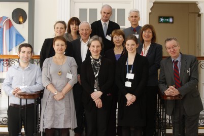 Pictured (l-r, back row) Dr Kornelia Kotseva, Imperial College London; Dr. Eamon Dolan, ASPIRE-S; Professor Peter Langhorne, University of Glasgow; (middle row) Dr Linda Brewer, ASPIRE-S; Professor Charles Wolfe, Kings College London; Professor Emer Shelley ASPIRE-S; Professor Anne Hickey, ASPIRE-S (front row) Carlos Bruen ASPIRE-S; Patricia Hall, ASPIRE-S; Dr Frances Horgan, ASPIRE-S; Lisa Mellon, ASPIRE-S; Professor David Williams, ASPIRE-S.