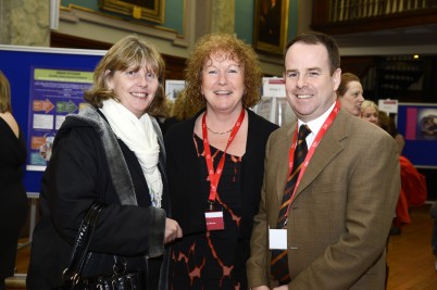 Over 70 Nurses and Midwives attended the first Nursing Practice Symposium held at RCSI in conjunction with the RCSI Hospitals group. The evening was opened by Ms. Anne Maher, Chair of the RCSI Hospital Group. Attendees presented posters addressing key clinical issues pertaining to patient safety, clinical outcomes and enhancing patient care, spanning the diversity of clinical settings synonymous with healthcare delivery within the RCSI Hospitals Group. The evening was a resounding success and celebrated the significant contribution that nurses and midwives make to enhancing clinical scholarship. Pictured are; Ms Angela McNamee, Director of Nursing, Our Lady of Lourdes Hospital Drogheda, Prof Zena Moore, Head of School of Nursing & Midwifery, Dr Tom O’Connor, Senior Lecturer & Deputy Head of the School of Nursing & Midwifery.