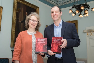 Pictured are Dr. Steve Kerrigan and Professor Niamh Moran who co-edited ‘The Non-Thrombotic Role of Platelets in Health and Disease’. This is the first book to comprehensively review the evidence that the role of the platelet extends far beyond that of the traditional role of Thrombosis and Haemostasis. 