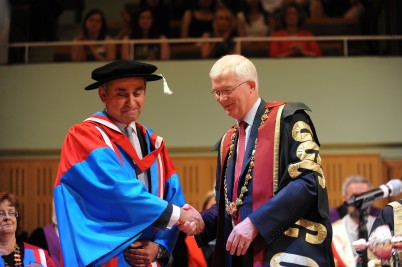 Pictured (l-r) at the Conferring Ceremony at the National Concert hall is Rt Hon Professor the Lord Darzi of Denham KBE, who received an honorary doctorate, and Prof Paddy Broe, President, RCSI.