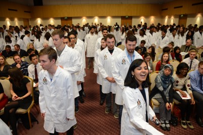 The annual White Coat Ceremony, held in conjunction with the Undergraduate Prize-Giving Ceremony, was held in the Exam Hall on 1st of October. The White Coat Ceremony is an event for new undergraduate students which symbolises the professional nature of the careers on which they are about to embark. The evening also comprised of an awards ceremony for students from Foundation Year through to Senior Cycle in RCSI who achieved excellence to date, together with some short presentations by students, the Dean and members of Faculty. The Orientation Week's activities and events were organised by various departments across the College including Admissions, Student Services, Student Academic and Regulatory Affairs (SARA), and staff from the Faculty of Medicine and Health Sciences as well as the Student's Union. 