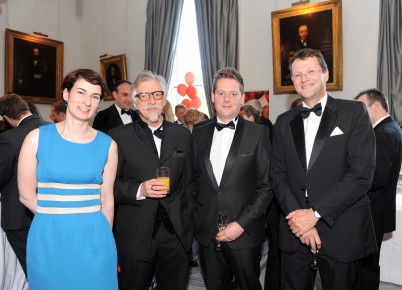 Pictured (l-r) at the RCSI Conferring Dinner 2013 are Ms. Judith Gilroy, SARA; Professor Ronan Conroy, Division of Population Health Sciences; Mr. Martin Cunningham, SARA, Professor Clive Lee, Anatomy