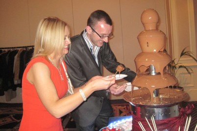 Pictured at the Spring Ball in the Burlington on Saturday, 6th April were (l-r) Doreen Gilfedder and Eugene Kent, Finance