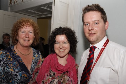 Pictured (l-r) are Dr Zena Moore, Annmarie Creighton and Martin Cunningham