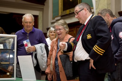 Pictured is Frank Donegan in the College Hall, giving a tour of the College to the public during Heritage Week. Heritage Week at RCSI finishes on Friday 29th August with a lecture, ‘Surgeons’ Halls’ by Prof Clive Lee at 6pm in the Albert Lecture Theatre