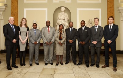  Pictured at a visit from the Mozambican Ministry of Health to RCSI on Tuesday 23rd September is (l-r) Eunan Friel, Surgical Affairs; Avril Hutch, RCSI/COSECSA programme; Dr Hilario Ussene Isse, Director of Medical Services; Dr Celia Goncalves, Director for Planning and Cooperation; Dr Joao Fumane, General Director of Maputo Central Hospital; Dr Martinho Dgedge, General Health Inspector; Mr Jonas Chambule, Irish Aid; Dr David Weakliam, HSE and Eric O’Flynn, RCSI/COSECSA programme. 