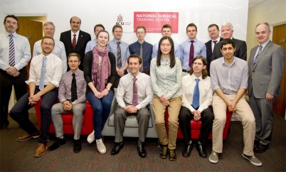 Pictured are students who took part in the RCSI National Surgical Skills Competition with RCSI staff. The competition was organised by the Department of Surgical Affairs to give aspiring surgeons from medical schools throughout Ireland the opportunity to gain valuable surgical experience. The competition was won by Domhnall O’Connor from NUI Galway