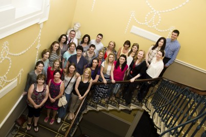 Pictured is the group of teachers who will take the 2014 ‘Come to Your Senses’ course this week at RCSI. Also pictured (right) are organisers of the initiative; Dr Jacqueline Daly (Anatomy), Dr Marc DeVocelle, (Pharmaceutical & Medicinal Chemistry), Maria Kelly (REACH) and Dr Maria Morgan (MCT). 