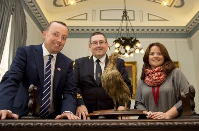 Pictured (l-r) is Bryan Sheils, Front of House Manager; Frank Donegan, Head Porter and Meadhbh Murphy, Archivist. All three will lead tours of the College and give guests an insight into RCSI’s heritage and into what life was like for Dubliners 100 years ago against the backdrop to the 1916 Rising which was about to transpire the following year. Register for the free events at www.rcsi.ie/heritageweek2015. 