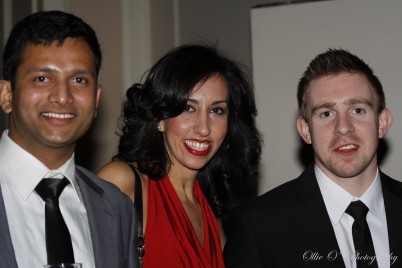 Pictured at the Spring Ball in the Burlington on Saturday, 6th April were (l-r) Kalyan Golla, Annalisa Mitrugno, Jonathan Cowman, MCT