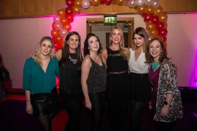 400 staff joined the festivities at the RCSI Christmas Party on Friday 18th December. Pictured (l-r) are Kathryn Lee, Sarah Moore, Cara McVeigh, Aoife Congdon, Jen Kelly and Aisling McLoone from the Conference and Events Department.