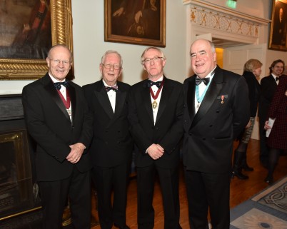 Pictured (l-r) at the Council Dinner held on the 11th December is Professor Arthur Tanner, Professor Kevin O'Malley, Mr Declan Magee, RCSI President and Mr Michael Horgan.