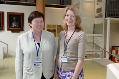 Pictured at an information evening on the RCSI/Beaumont Hospital Physician Associate pilot project is Ms. Fionnuala Rahilly RCSI - Dr. Ann Hopkins, RCSI. RCSI is currently recruiting for its first intake of students for the launch of Ireland’s first Postgraduate Diploma in PA studies to begin in January. For further information visit www.rcsi.ie/PA